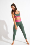 Leggings deportivos caqui WELLSHINE EKARA