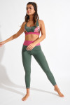 Leggings deportivos caqui WELLSHINE EKARA