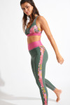 Leggings deportivos caqui WELLSHINE EKARA