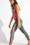 Leggings deportivos caqui WELLSHINE EKARA