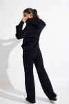 BAYJOY FLOWEGA black straight-leg jogging trousers