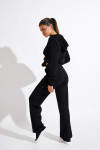 BAYJOY FLOWEGA black straight-leg jogging trousers