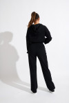 BAYJOY FLOWEGA black straight-leg jogging trousers