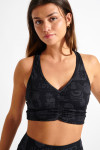 Reggiseno sportivo nero WELLZEN FLOW