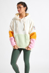 CHILLIWACK HOODCUT ecru fleece sweatshirt