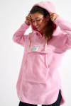 Sweat long en polaire rose SNOWBOWL ISILA