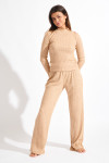 MYLAR GINGER black ribbed trousers