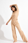 MYLAR GINGER black ribbed trousers