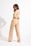 MYLAR GINGER black ribbed trousers