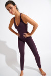 WELLNESS POWER plum yoga suit