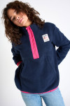 Giacca in pile blu navy BRICHILL SNOOKIE