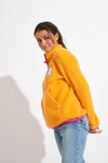 BRICHILL SNOOKIE orange fleece jacket