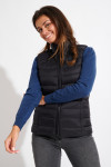 ULLA DURHAM black sleeveless padded jacket