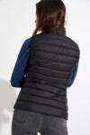 ULLA DURHAM black sleeveless padded jacket