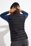 ULLA DURHAM black sleeveless padded jacket