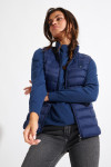 ULLA DURHAM navy blue sleeveless padded jacket