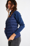 ULLA DURHAM navy blue sleeveless padded jacket