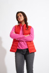 ULLA DURHAM red sleeveless padded jacket