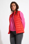 ULLA DURHAM red sleeveless padded jacket