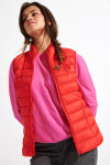 ULLA DURHAM red sleeveless padded jacket