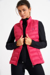 ULLA DURHAM fuchsia sleeveless padded jacket