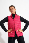 ULLA DURHAM fuchsia sleeveless padded jacket