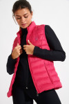 ULLA DURHAM fuchsia sleeveless padded jacket