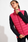 ULLA DURHAM fuchsia sleeveless padded jacket