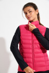 ULLA DURHAM fuchsia sleeveless padded jacket