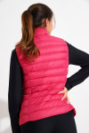 ULLA DURHAM fuchsia sleeveless padded jacket