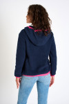 BRICHILL WARREN navy blue fleece jacket