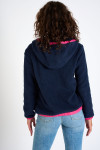 BRICHILL WARREN navy blue fleece jacket