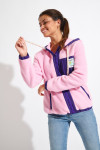 BRICHILL WARREN pink fleece jacket