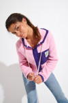 BRICHILL WARREN pink fleece jacket