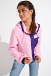 BRICHILL WARREN pink fleece jacket