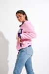 BRICHILL WARREN pink fleece jacket