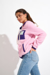 BRICHILL WARREN pink fleece jacket