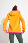 BRICHILL WARREN orange fleece jacket