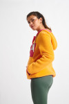 BRICHILL WARREN orange fleece jacket