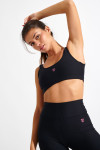 ZINNIE WELLBLISS black sports bra