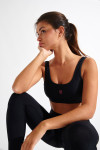 ZINNIE WELLBLISS black sports bra