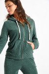 KEYSTONE FRESCO green ribbed jacket