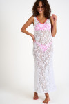 IMOGEN AGUANGA Openwork long beach dress