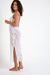 IMOGEN AGUANGA Openwork long beach dress