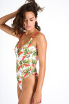 MILLER KAELUA floral one-piece swimsuit