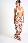 Pantalon bordeaux OKEAH SARONG