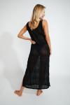 TUPAI BEACHSOUL black openwork beach dress