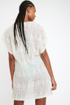 ZINIA BEACHSOUL off-white openwork beach dress