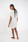 ZINIA BEACHSOUL off-white openwork beach dress