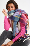 OUKA BEAUMONT large colourful scarf